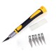 Wood Carving Tool Sharp Non-slip Handle Crafts Art Hobby Sculpture Cutter Tool with 5Pcs Blades Wood Carving Tool Sharp Non-slip Handle Crafts Art Hobby Sculpture Cutter Tool with 5Pcs Blades