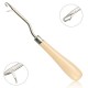 Wooden Handle Crochet Needle Latch Hook Puller Tool For Canvas Rug Mats Making Wooden Handle Crochet Needle Latch Hook Puller Tool For Canvas Rug Mats Making