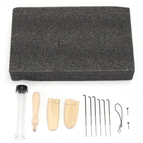 Wool Felt Tools Craft Needle Felting Starter Kit Accessories Stamp Poker Wool Felt Tools Craft Needle Felting Starter Kit Accessories Stamp Poker