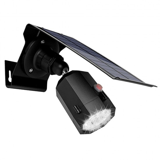 10 LEDs 500LM Solar Garden Light PIR Motion Sensor Garden Solar Powered Wall Flood Lamp