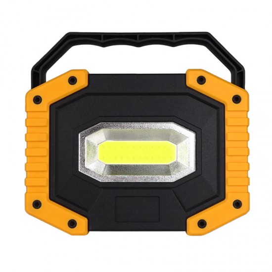 10W COB LED 750-1200LM Portable Rechargeable Camping Light 18650 Battery Waterproof Emergency Flashlight Spotlight Lantern