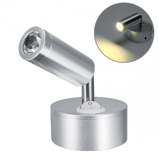 12V White/Warm white Rotatable Interior LED Reading Spot Light RV Boat Caravan Motorhome Bedside Wall Lamp 12V White/Warm white Rotatable Interior LED Reading Spot Light RV Boat Caravan Motorhome Bedside Wall Lamp