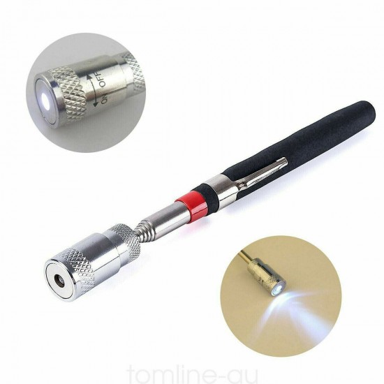 195mm-815mm 8Lbs Retractable Magnetic Pick Up Tool With LED Light Telescoping Rod Extending Handle Work Light 195mm-815mm 8Lbs Retractable Magnetic Pick Up Tool With LED Light Telescoping Rod Extending Handle Work Light