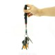 195mm-815mm 8Lbs Retractable Magnetic Pick Up Tool With LED Light Telescoping Rod Extending Handle Work Light
