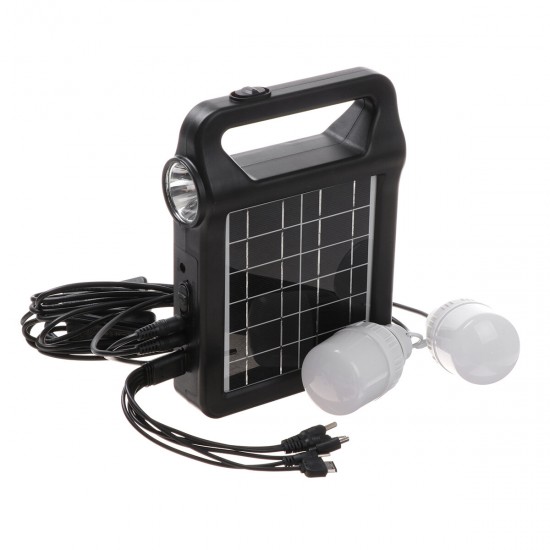2-in-1 2W 6V Solar Panel Camping Light Solar Energy Spotlight Large Capacity Mobile Power Bank For Outdoor Hiking Hunting 2-in-1 2W 6V Solar Panel Camping Light Solar Energy Spotlight Large Capacity Mobile Power Bank For Outdoor Hiking Hunting