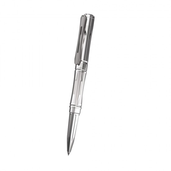 2 in1 NTP20 Titanium Self Defense Tactical Pen with Tungsten Steel Tip & German Gel Ink Writing Pen