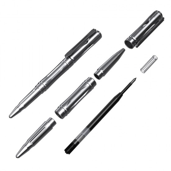 2 in1 NTP20 Titanium Self Defense Tactical Pen with Tungsten Steel Tip & German Gel Ink Writing Pen 2 in1 NTP20 Titanium Self Defense Tactical Pen with Tungsten Steel Tip & German Gel Ink Writing Pen