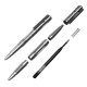 2 in1 NTP20 Titanium Self Defense Tactical Pen with Tungsten Steel Tip & German Gel Ink Writing Pen 2 in1 NTP20 Titanium Self Defense Tactical Pen with Tungsten Steel Tip & German Gel Ink Writing Pen