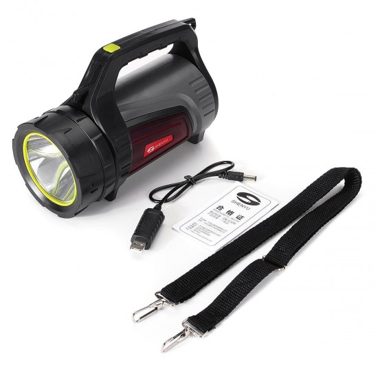 2000M 8000LM USB Rechargeable Poratble Flashlight Outdoor LED Searching Light