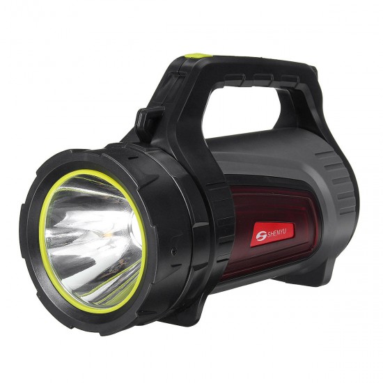 2000M 8000LM USB Rechargeable Poratble Flashlight Outdoor LED Searching Light