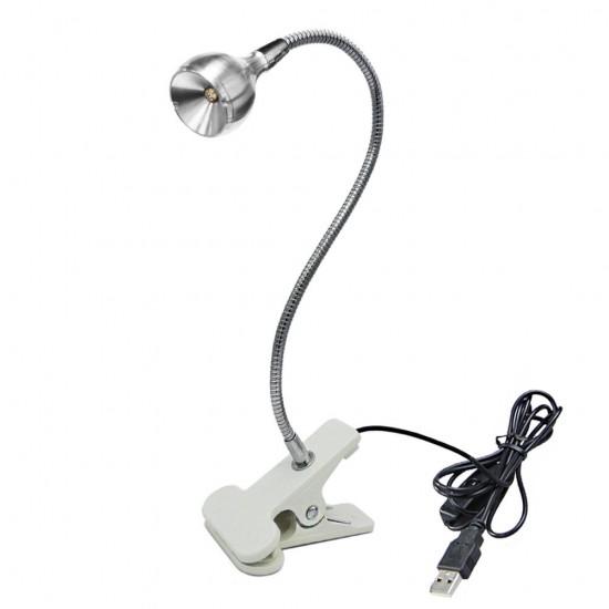 275nm USB Rechargeable Clip Desk UVC Sterilizer Light Flexible Table Lamps Homeuse Phone Sterilizer Face Mask Disinfection Lamp