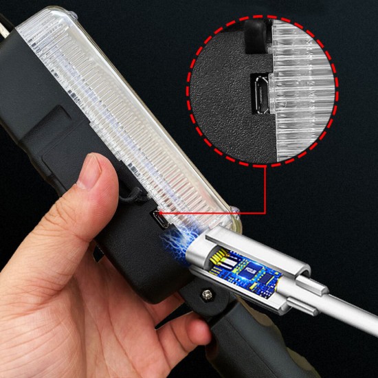 32 Beads LED Work Light 180° Handle Folding 2 Modes Bright Strong Magnet Hook USB Rechargeable Handheld Flashlight Cmaping Fishing Cycling 32 Beads LED Work Light 180° Handle Folding 2 Modes Bright Strong Magnet Hook USB Rechargeable Handheld Flashlight Cmaping Fishing Cycling