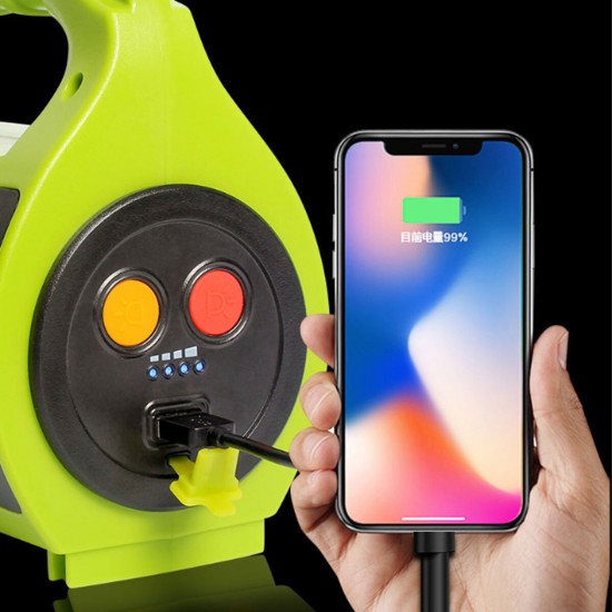 3500LM 1500M Long Shoot LED Search Light With Side Lights & Warning Light 6000mAh Phone Powerbank Outdoor Work Lamp Flashlight 3500LM 1500M Long Shoot LED Search Light With Side Lights & Warning Light 6000mAh Phone Powerbank Outdoor Work Lamp Flashlight