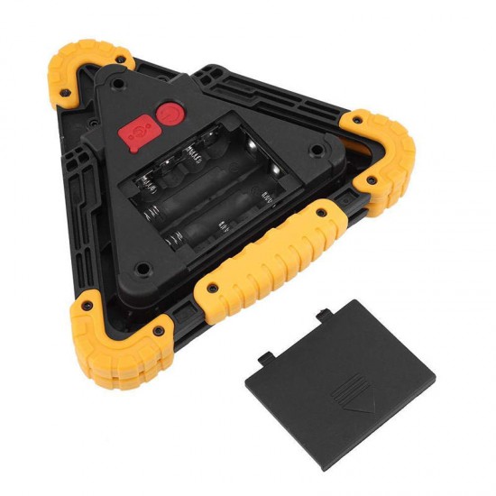 3COB+36 LEDs 1600LM 4 Modes Outdoor Portable Handle Triangle Emergency Lights Car Repair Work Light Flashlight 3COB+36 LEDs 1600LM 4 Modes Outdoor Portable Handle Triangle Emergency Lights Car Repair Work Light Flashlight