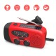 3in1 Emergency Hand Crank Self Powered AM/FM NOAA Solar Weather Radio + Powerful LED Flashlight Strong Light + 1000mAh Power Bank for Phone