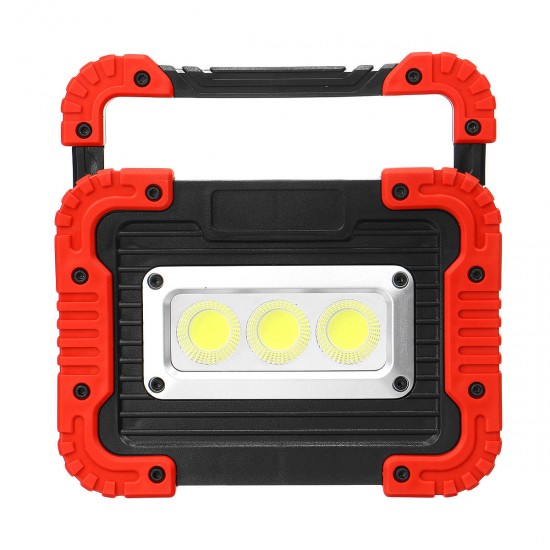 3xCOB LED 450Lumens 3Modes Waterproof Camping Lamp Flashlight Foldable Work Light Searchlight For Night Fishing