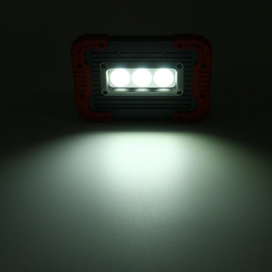 3xCOB LED 450Lumens 3Modes Waterproof Camping Lamp Flashlight Foldable Work Light Searchlight For Night Fishing