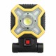 400W COB+4 LEDs 180° Adjustable LED Camping Light Solar/USB Charging/Battery 3-Types Option Portable Outdoor Work Light