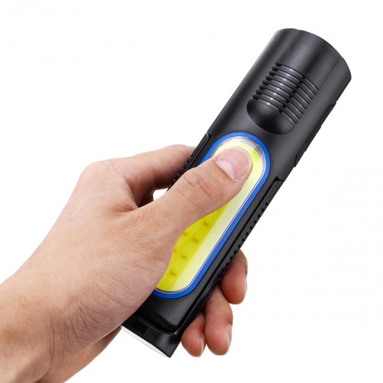 6303B 2000mAh COB LED Work Lamp 18650 USB Rechargeable Magnet Flashlight Camping Tent Light Light