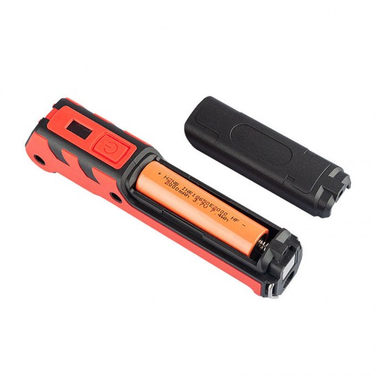 COB Front+Side LED 270° Rotation USB Charging Work Light Magnet Tail Folding Flashlight