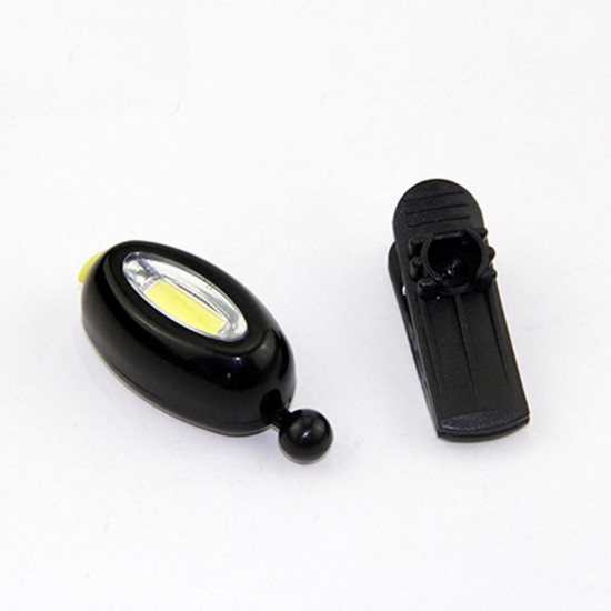 COB LED 3Modes Adjustable Cap Light Headlamp Mini Head Lights Flashlight with Clip