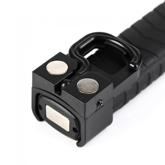 COB+LED Work Light USB Rechargeable Outdoor Camping Emergency Flashlight LED Torch-Black COB+LED Work Light USB Rechargeable Outdoor Camping Emergency Flashlight LED Torch-Black