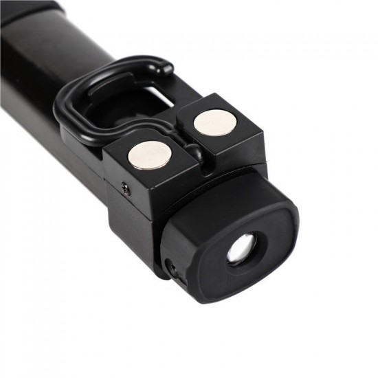COB+LED Work Light USB Rechargeable Outdoor Camping Emergency Flashlight LED Torch-Black COB+LED Work Light USB Rechargeable Outdoor Camping Emergency Flashlight LED Torch-Black