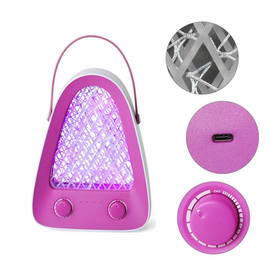 Dual-Modes USB Charging LED UV Mosquito Killer Lamp Trap Night Light Bug Insect Killing Lights Pest Dispeller