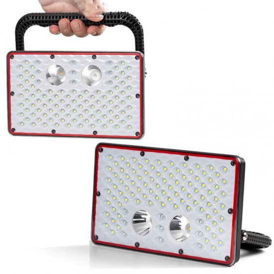 W861/W862/W863 6-Modes 2000LM 4-Light Source LED+UV Camping Work Light Fishing Waterproof Floodlight