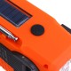 Emergency Hand Crank Self Powered AM/FM NOAA Solar Weather Radio + Powerful Strong Flashlight + 1000mAh Power Bank for Phone