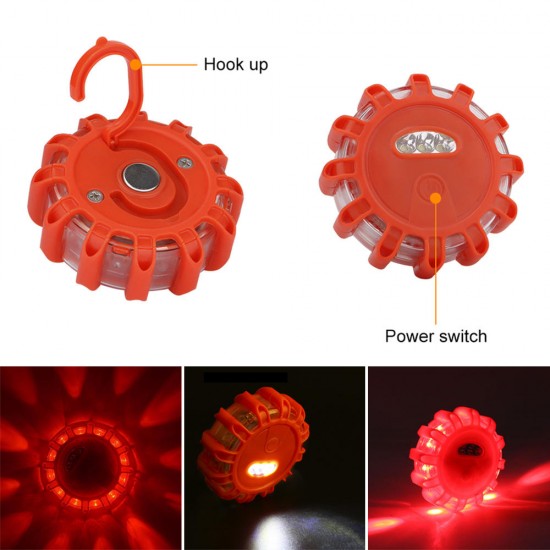 LED Roadside Safety Car Boat Truck Emergency Flare Warning Flashlight Disc Beacon LED Roadside Safety Car Boat Truck Emergency Flare Warning Flashlight Disc Beacon