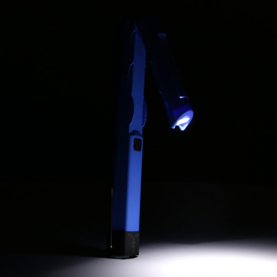LED+COB 300LM 4 Modes Foldable Magnetic Tail USB Rechargeable Flashlight Work Lamp Light Mini Torch LED+COB 300LM 4 Modes Foldable Magnetic Tail USB Rechargeable Flashlight Work Lamp Light Mini Torch
