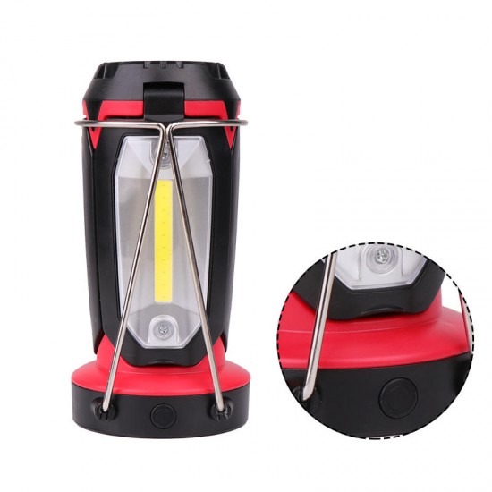 MX-8801 LED+COB 5Lights 8Modes USB Rechargeable Unfold Light Maintenance light Outdoor Camping Lamp LED Flashlight