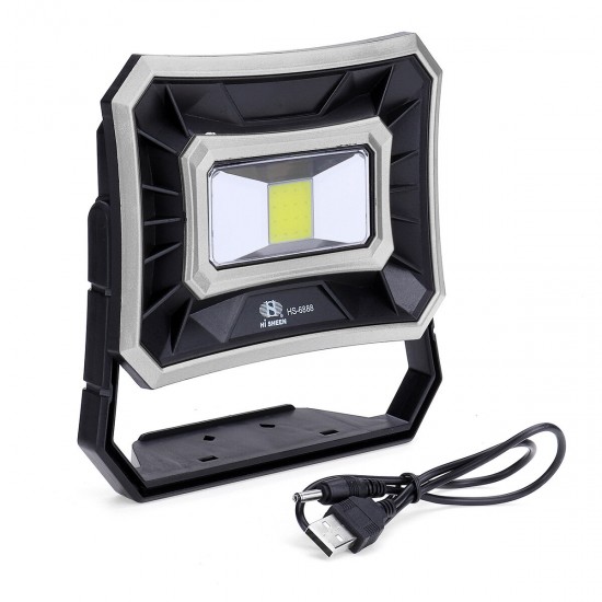 Rechargeable Work Light 50W 1000LM USB Waterproof COB LED Worklight Flood Lamp Battery Powered 2 Lights Models Emergency Lights Outdoor Camping Lamp Strong Light - Low Light Portable Rechargeable Work Light 50W 1000LM USB Waterproof COB LED Worklight Flood Lamp Battery Powered 2 Lights Models Emergency Lights Outdoor Camping Lamp Strong Light - Low Light Portable