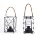 Retro Cage Light Mini Metal Battery Powered LED Bulb Lamp for Living Room Bedroom Kitchen Wedding Christmas