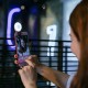 Mini Phone Selfie Light Clip On 3-Level Brightness Adjustable USB Rechargeable Camera Light Mini Flood Lamp for Female Gift
