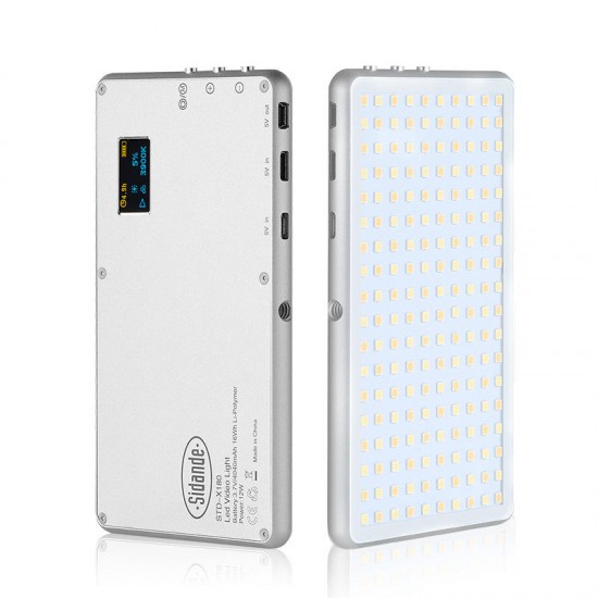 STD-X180 Portable 12W 180LED 4040mAh USB Rechargeable Work Light Outdoor Photographic Light Camping Light STD-X180 Portable 12W 180LED 4040mAh USB Rechargeable Work Light Outdoor Photographic Light Camping Light