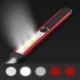 Portable LED+White COB+Red COB 500Lumens 5Modes USB Rechargeable Work Light Outdoor Multifunctional Waterproof Maintenance Lamp Flashlight with Magnets