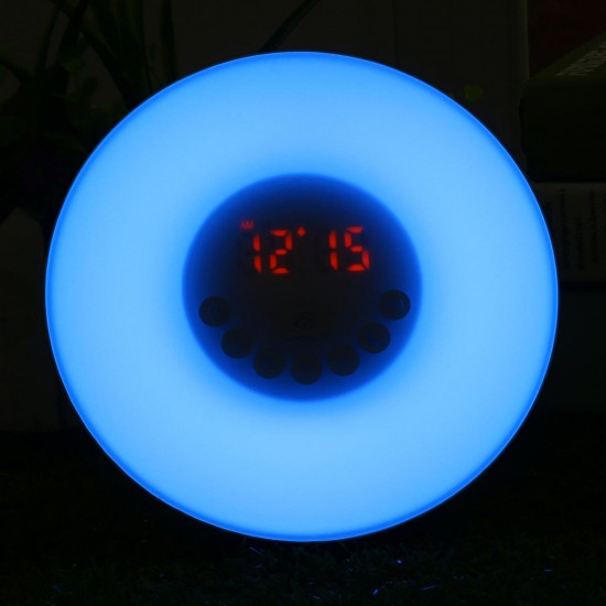 Sunrise Alarm Clock Digital Wake Up Light with Sunrise Sunset Simulation Sleep