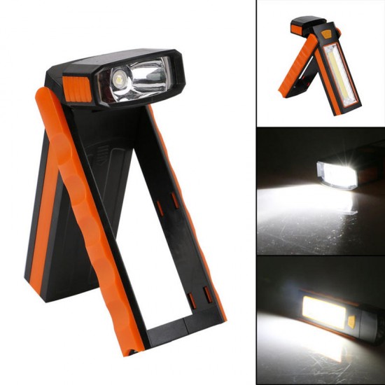 Super Bright Adjustable COB LED Work Light Inspection Lamp Hand Torch Magnetic Camping Tent Lantern