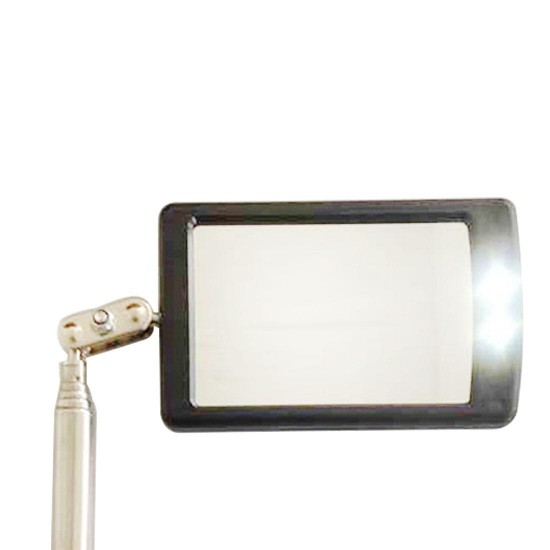 Telescopic Vehicle Inspection Mirror with LED Work Light Amplification Car Repair 360° Rotate LED Mirrors Telescopic Vehicle Inspection Mirror with LED Work Light Amplification Car Repair 360° Rotate LED Mirrors