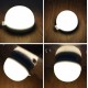 USB Chargeable Adjustable ABS 8*SMD LED Night Lamp Touch Night Light Built-in Magnet 500mAh Battery