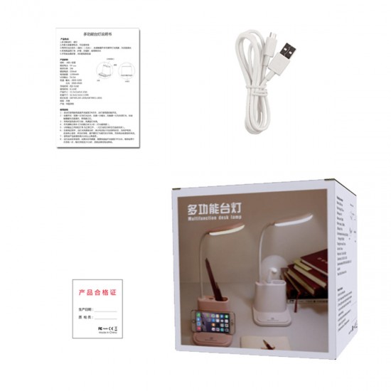 USB LED Desk Table Lamp Phone Charger Touch Reading Study Light Outdoor Camping Light With Pen Holder USB LED Desk Table Lamp Phone Charger Touch Reading Study Light Outdoor Camping Light With Pen Holder