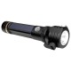 W565 T6 LED 500LM 3 Modes Electric Torch USB/Solar Charging Safety Hammer Cutter Tactical Flashlight