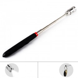 021 69cm Flexible Telescoping Magnetic Pick Up Extendable Tool For Picking Screwdriver Nuts Screw with Flashlight LED Light