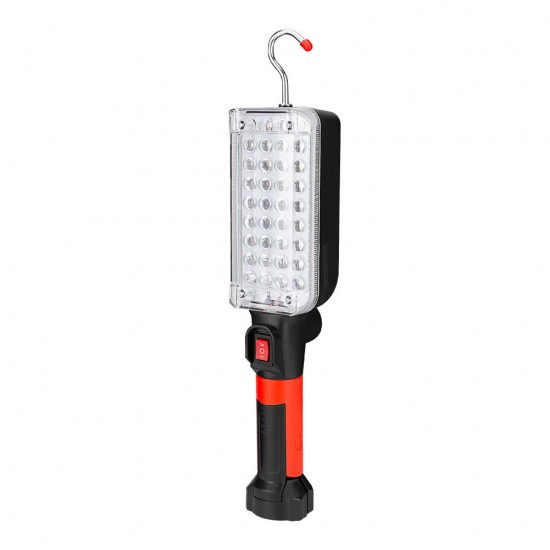 34SMD 2Modes LED Work Light Rotatable Emergency Worklight Outdoor Multifunctional LED Work Light with Magnetic and Hook