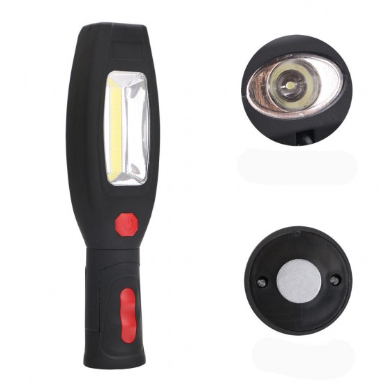 CL12 COB+LED Dual Light 180° Rotated Magnatic Base Multi-function Flashlight Work Light