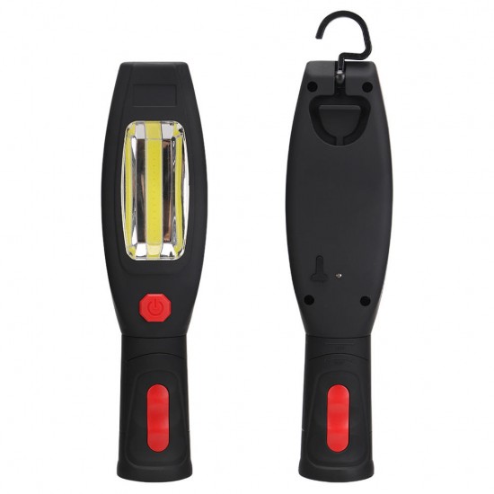 CL12 COB+LED Dual Light 180° Rotated Magnatic Base Multi-function Flashlight Work Light