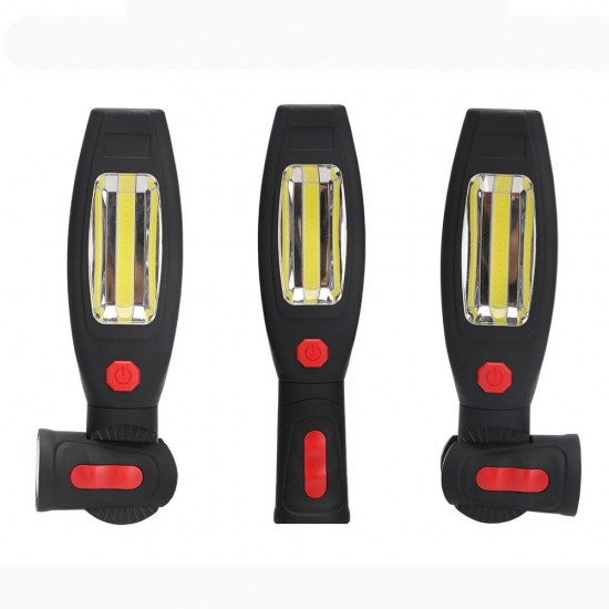 CL12 COB+LED Dual Light 180° Rotated Magnatic Base Multi-function Flashlight Work Light CL12 COB+LED Dual Light 180° Rotated Magnatic Base Multi-function Flashlight Work Light