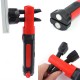 LF31 2COB+LED Portable Flashlight Work Light with Tactical Head Hidden Knife Magnetic Tail Hanging Clip Hook